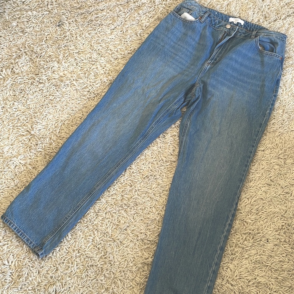 Blue jeans no stretch. Never worn